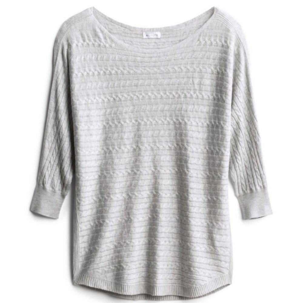 Market & Spruce Reviera Cable Knit Dolman Pullover